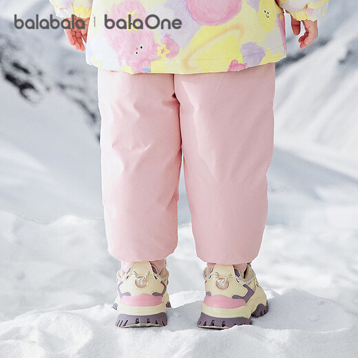 Balabala children's clothing baby down pants three-proof boys and girls pants children's winter clothing 2025 new trousers sweatpants warm