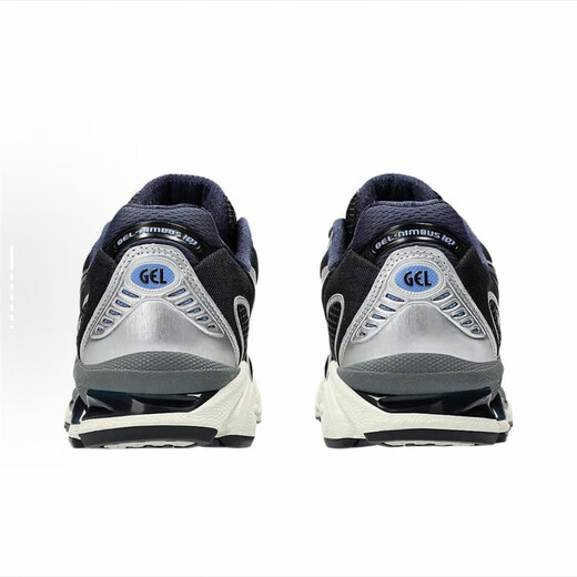 亚瑟士（asics）GEL-Nimbus 10.1 复古休闲百搭减震防滑耐磨 低帮跑步鞋 1203A543-003银黑 39.5