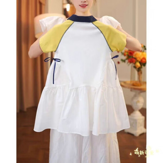 Ttpmer Girls Sommer Mode Polo-Rock kurzärmelige Kinderstil Kleid 9221-Kartoon Katze Polo-Rock 120