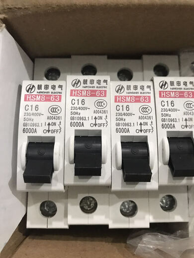 Hangzhou Zhijiang circuit breaker electrical HSB2-63/1P2P3P4P C6A-C63A air switch 2P 63A