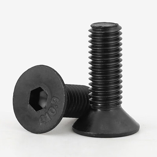 
Sakura 10.9-level high-strength hexagon screw black countersink flat head screw flat cup bolt screw DIN7991 M3*12200 full teeth