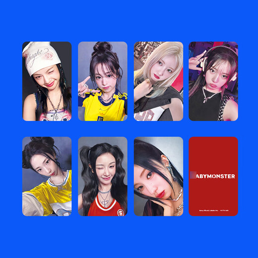 
BABYMONSTER Strange Treasure HELLO BABYMONSTER Special Combination Card RUKA RORA Small Card HELLOBABYMONSTER Support Stick Card A (a model