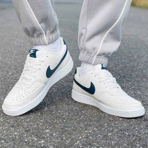 Nike (Nike) Herrenschuhe 2025 Autumn Sports Schuhe Court Board Schuhe tragen resistente Top-Top-Mode komfortable, atmungsaktive Outdoor-Freizeitschuhe HQ4867-101 40.5 (innere Länge 255 mm)