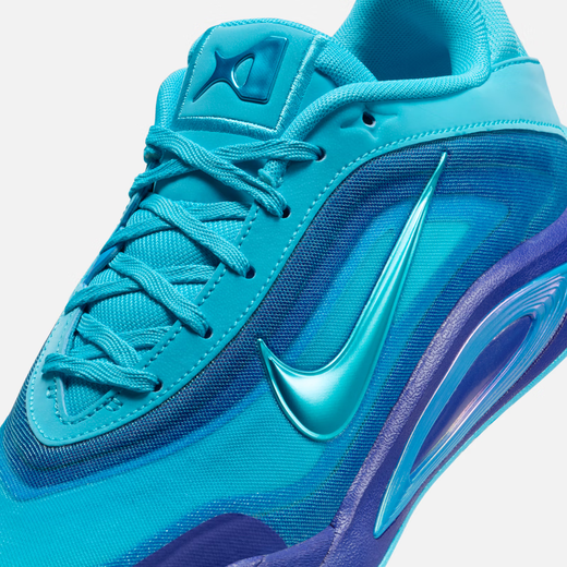 Nike (Nike) Jungen und Mädchen Aja Wilson große Kinder praktische Basketballschuhe Sommer atmungsaktives Mesh HF7001 400 Angry Blue/Leuchtend Blau/Rennen Blau/Clear Blue 32