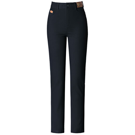 9227 Jeans blancos Lave Retraso de algodón de mediana edad de mediana edad Media.