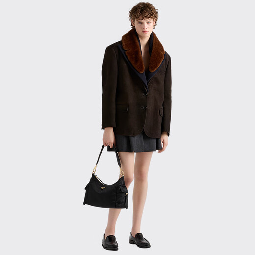 PRADA/Prada Gift Women's Prada Explore Re-Nylon Shoulder Bag Black