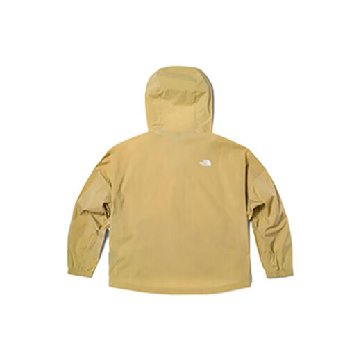 北面（The North Face）户外纯色舒适连帽夹克防风防紫外线防晒服女款卡其色 卡其色 XS