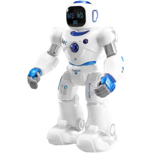 Jishi 25 Tanzroboter 3-6 Jahre alte intelligente Sprachdialog Dialog Mobile Fernbedienungsprogrammierung frühkindliches Bildungsgeschenke Yingjia Intelligenter Roboter (zwei Geschenkboxen) Chinesische Version