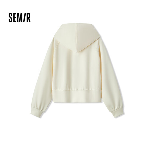 
Semir jacket for women slim raglan sleeve jacket ins autumn loose letter hooded clothes casual style 107524108099