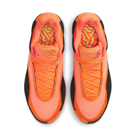 Nike Antetokounmpo Men's Basketball Shoes Spring Anti-torsion Sports Grip NIKE FREAK 7 HF3451 800 Dutch Orange/Transparent Pink/Light Lemon Yellow/Black 43