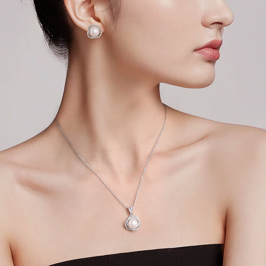 Qlady Freshwater Pearl Earrings Women's 2025 New Silver Pearl Earrings High-end Earrings Birthday Gift for Wife