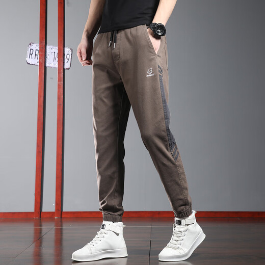 PLAYBOY (PLAYBOY) Summer delgado Pantalones casuales para hombres de moda
