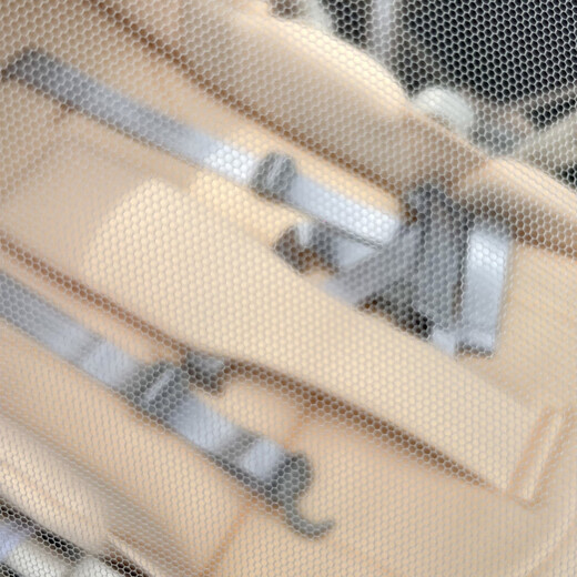 Qborn is suitable for strollers with full-cover mosquito nets in summer, baby strollers with anti-mosquito encrypted mesh accessories in summer, and White Deer strollers with gray mosquito nets for sitting and lying, two-way