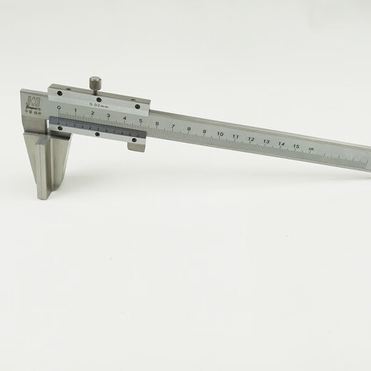 Yue Changsheng Guilin precision wide measuring surface vernier caliper duckbill type 150mm large surface lengthening and widening measurement 0-150mm