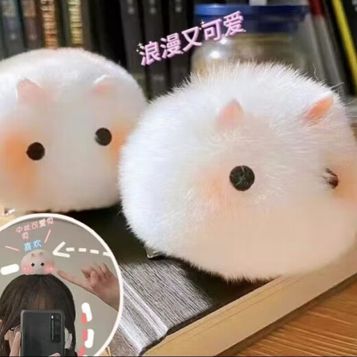 Light meets little rabbit hair clips hair clips for children plush doll hair clips around cute girl-grade hair accessories Light meets little rabbit hair clips