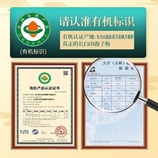 General Fat Donglai gleicher Stil Changbaishan Ganoderma-Sporenpulver 500 g, authentisches Ganoderma lucidum-Sporenpulver, organischer, selenreicher erster Weg, authentisches Yuanlinxianzhi-Marken-Ganoderma-Sporenpulver, 250 g/Pulver