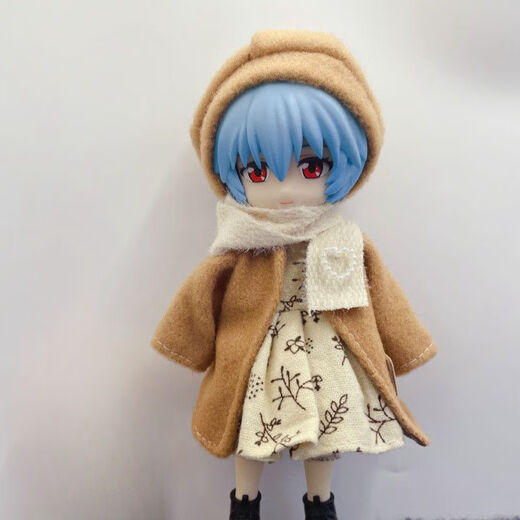 Ayaha Ri Asuka Ob11 doll puppet 12 points bjd action figure New Age Evangelion figure Shinji Ikari 15 cm baby head + body + clothes + substitute