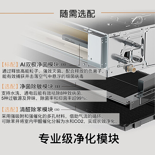COLMO Xinxiang 2.0 central air conditioner 160/180 six horses, seven horses, eight horses, nine horses, one to five smart home multi-connection full DC frequency conversion, first-class energy efficiency EVO series 6 horses, first-class energy efficiency, one to four 140 outdoor units