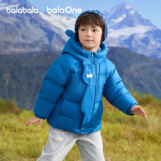 Bala BalaOne children's down jacket boys and girls winter hooded jacket warm 2025 three-proof 209425107205