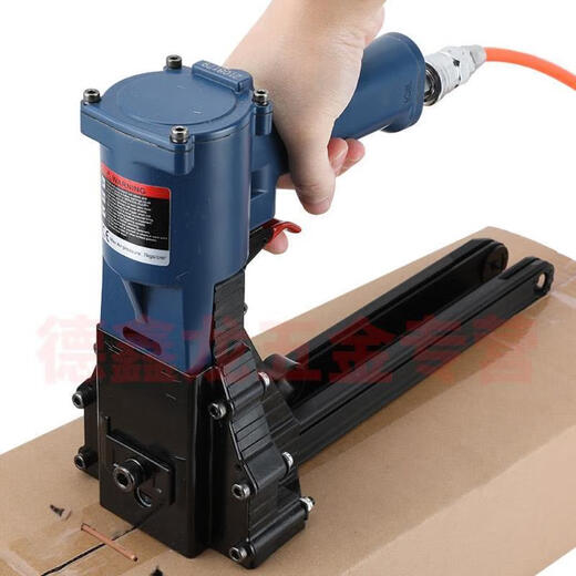 Entkommene Katze OW-3519 Pneumatische Box-Dichtungswaffe ADCS19-35 Pneumatische Box-Dichtungsmaschine 3522 Papierkartonverpackungsmaschine OWE-3519 Boxdichtungsmaschine (Gelb (gelb