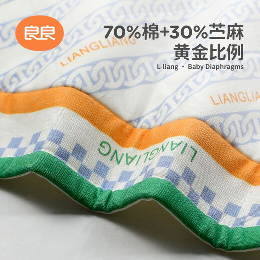 良良隔尿垫麻棉婴儿苎麻小尿垫两条装宝宝尿垫床垫坐垫防水透气 小熊熊-灰色2条装45*35cm适合0- 45x35cm