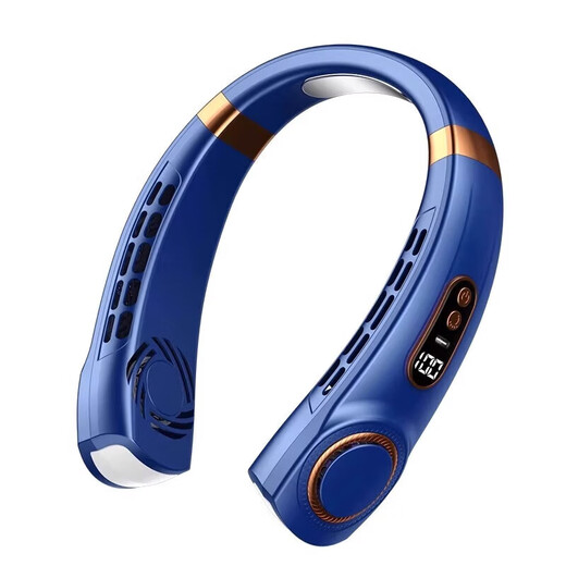 Xiaomi YouPin Halter Lüfter tragbarer Sommer im Freien im Schlafsaal von Faulennessel ohne Blätter von Lazy Lazy Neckholder 1047 Black [Luxuskonfiguration] 15000m Fünfgangstumm