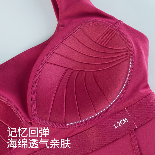 Gigt sports bra women's high-intensity sports non-running cup push-up sports bra fitness Pilates yoga vest smoke lilac L