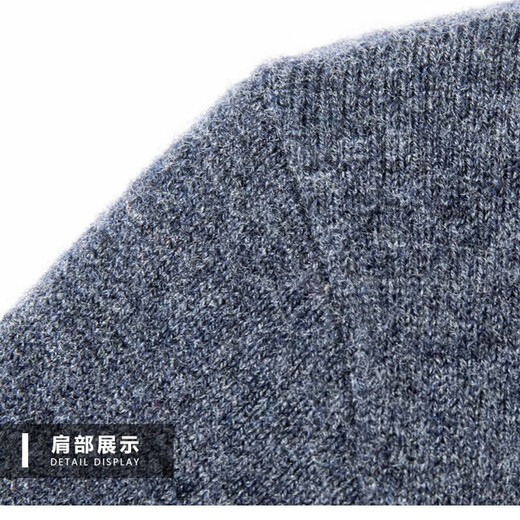 Hengyuanxiang new autumn and winter 100% pure sheep wool men's thickened half-turtleneck sweater middle-aged winter base woolen sweater