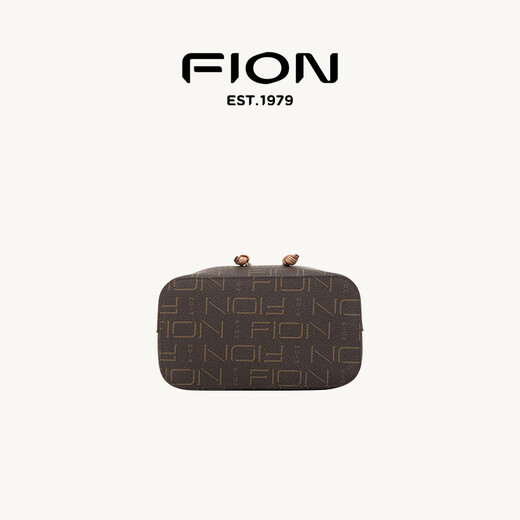 Fion (Fion) 2025 Neue Bag Damenbeutel Bucket-Tasche Mode vielseitige einsschuldige Crossbody-Tasche Frauenbeutel Kaffee/Kamel
