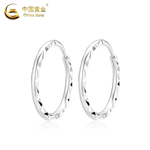 CHINA GOLD PT950 platinum rhombus earrings for women new versatile platinum Valentine's Day birthday gift for girlfriend and wife platinum rhombus earrings about 1.1g
