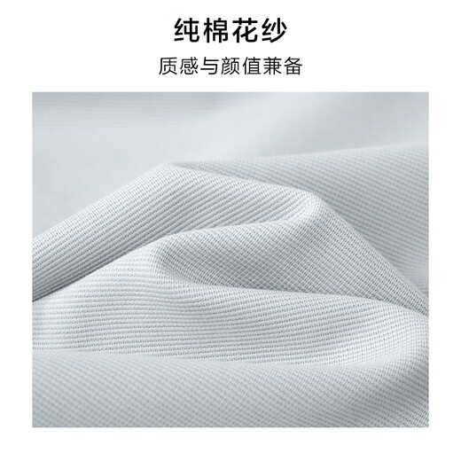 Mr. Cloth half zipper stand collar long sleeve T-shirt men's 2025 autumn and winter new fashion letter base shirt men's top BT16867 light cloud gray L (175)