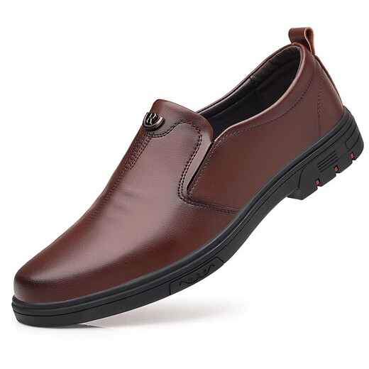 Zapatos de cuero para hombres de tamaño especial, pies pequeños, talla 36 48 mocasines, un pie, zapatos casuales de negocios, además de zapatos de algodón de terciopelo, zapatos de cuero 6626 negro de cuatro estaciones 36