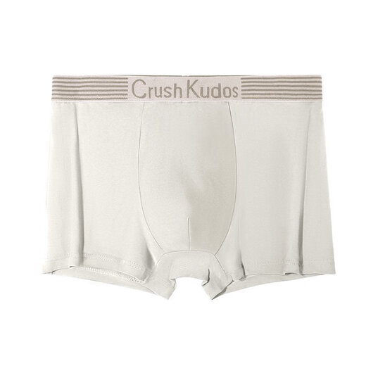 A beautiful lady, breathable underwear, boxers, skin-friendly, markless, modal bottom crotch shorts bag, dark gray, 1 piece 3XL (140-160Jin[Jin equals 0.5 kg])