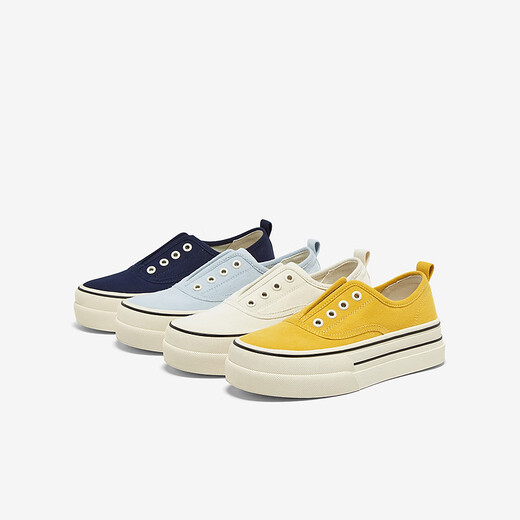 Beste 25 Herbst Canvas Shoes Street Sport dicke alleinige Frauen lässige Schuhe A1213CM5 38