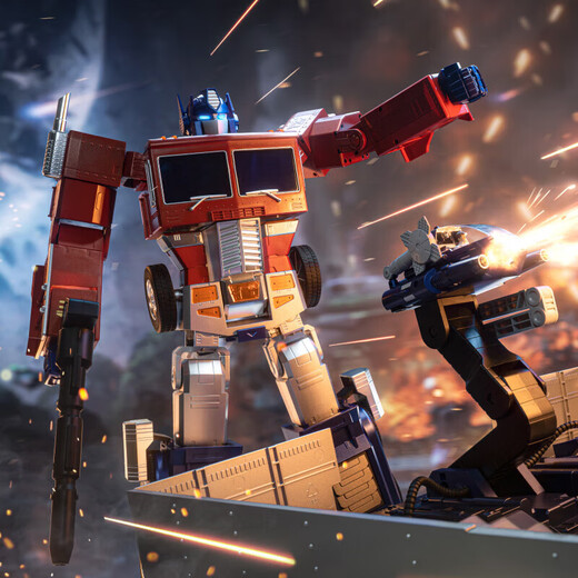 Lesen Robot Lesen Elite Edition Robot Automatic Transformers Toys Genuine Ai Children's Companion Voice Dialogue Intelligent Robot New Year Children's Gift Optimus Prime Elite Edition Set (including smart base)