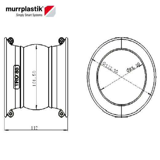 Murrplastik German Murr Plastics Industrial Robot Manipulator Pipeline Pack Accessories-Horn TRO 85 8369226912
