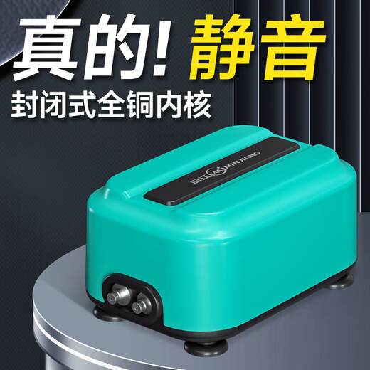 Fujian River (Minjiang) Fujian River Fischtank Super Stille Sauerstoffpumpe Aerobische Pumpen-Schlafzimmer-Sauerstoffpumpe Sauerstoffpumpe Sauerstoffpumpe Einstellbare Atmosphäre Luftpumpe AP688 Doppelloch (5W) Ga-Kuchenpaket