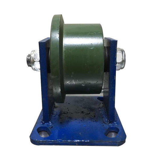 Roue d'athlétisme à face / Type T Poulle de piste / trains Poulle de métro / poulie de rail léger / Alevateur de carreaux Poulleuse / roue lourde G2SC 12045 # Type T pondéré en acier (y compris support)