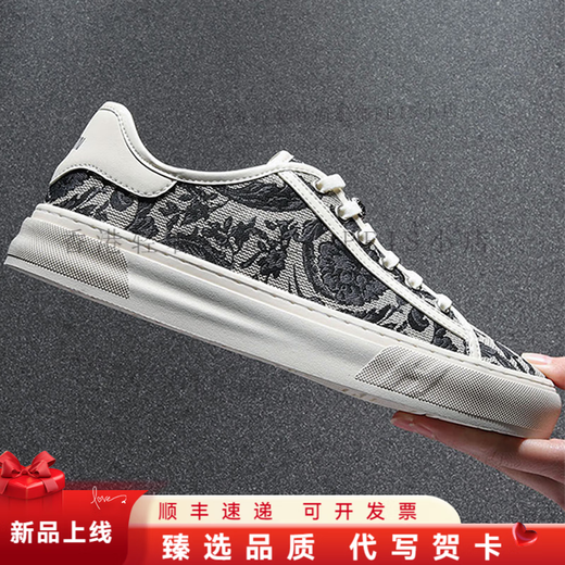 KLWPPS canvas shoes for men 2025 new breathable fashion trends for men with lazy casual shoes black 38