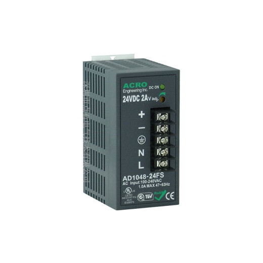 原装艾可导轨开关电源AD1048-24FS安装方便保修三年24V2A