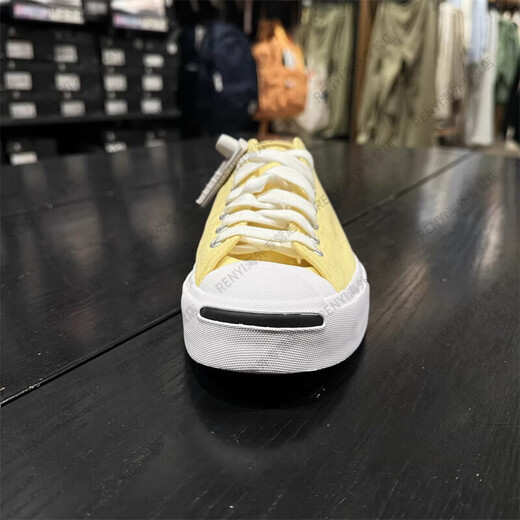 Converse (Converse) Pequeño color sólido fresco Color de caramelo Zapatos de lona de boca abierta ACACAC ACACACO AMORA GENUINA AMARILLO ALIMARIO A11964C 35 210 mm