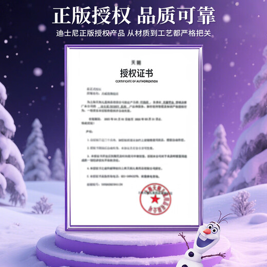 迪士尼（Disney）儿童玩具女孩艾莎公主首饰盒冰雪奇缘串珠DIY过家家公主生日礼物