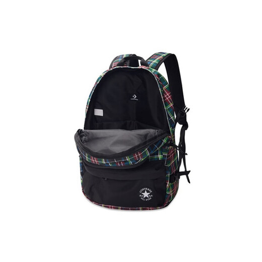 Converse Edge sac à dos décontracté à plaid zipper polyester sac à dos sac à dos ordinaire homme et femmes noir