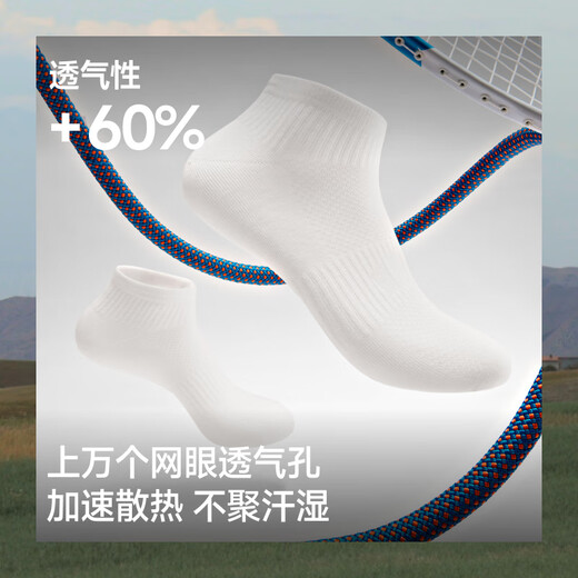 蕉下袜子男士夏季短袜棉质防臭四季抗菌吸汗休闲袜 25新品