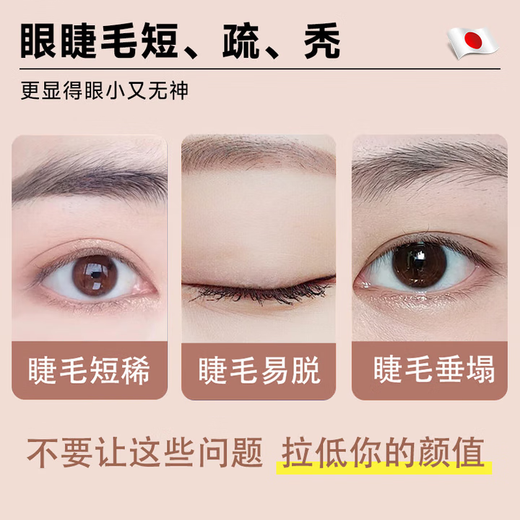 H18 Japanese Eyebrow Non-Growing Liquid Mascara, Styling and Moisturizing Nutritional Liquid for Men and Women to Long and Naturally Thick Eyebrows and Curls