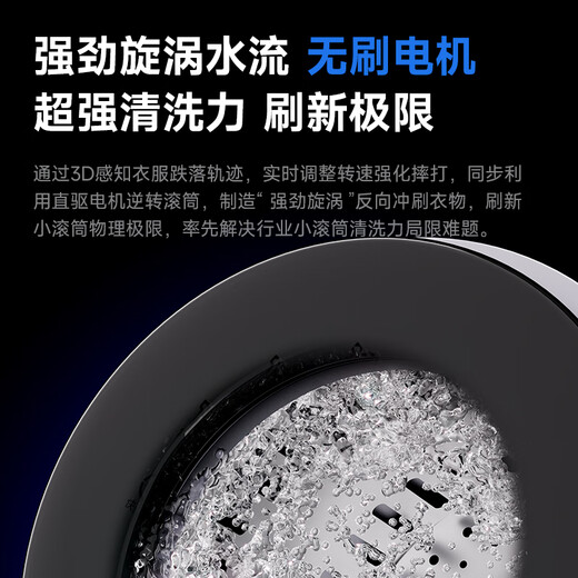 KANGYAN wall-mounted double-barrel drum underwear fully automatic washing machine baby small double-compartment washing machine washing and drying mini special socks washing lazy artifact three barrels random combination Starry sky gray wall-mounted model fully automatic washing and drying | pasteurization | stainless steel liner