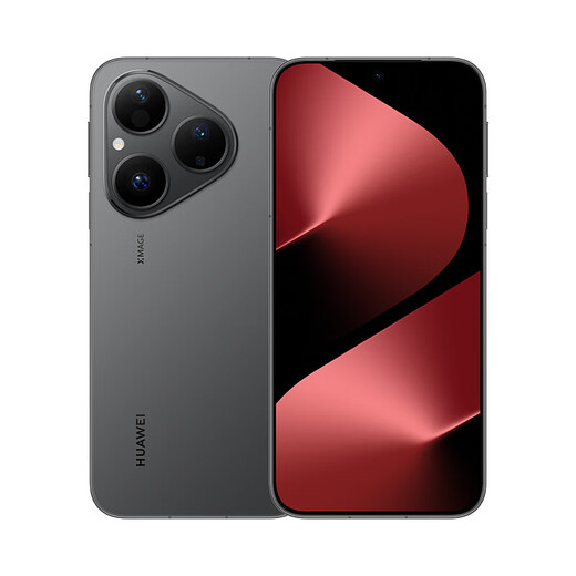 Huawei (HUAWEI) state subsidy Pura 80 velvet direct screen red maple primary color image new Hongmeng AI supports Hongmeng 6.0 Hongmeng smart Huawei mobile phone SJ31A velvet black 12GB+512GB official standard configuration