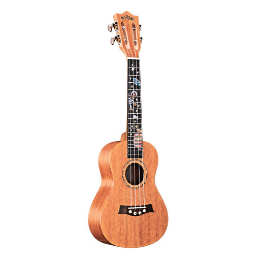 Tido 23-inch ukulele for girls beginners for beginners for students with veneers children advanced small guitar uke 23C veneers - M01 black