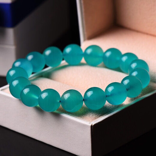 Mochen MOEYCIOR7a collection grade Mozambique ice natural amazonite bracelet for men and women single circle multi-circle bracelet blue-green crystal collection grade 13mm