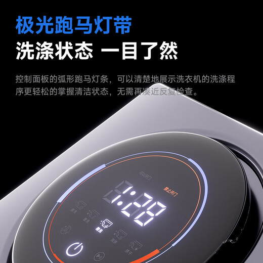 KANGYAN wall-mounted double-barrel drum underwear fully automatic washing machine baby small double-compartment washing machine washing and drying mini special socks washing lazy artifact three barrels random combination Starry sky gray wall-mounted model fully automatic washing and drying | pasteurization | stainless steel liner